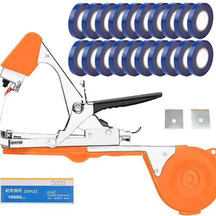 Plant Branch Hand Tying Binding Machine Garden Plants Tying Machine Minced Vegetable Tape Tool Tapener Garden Tools