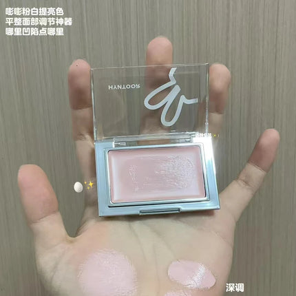 Hyntoor Blush Cream Matte Hydrating Creamy Nude Cheek Tint Concealer Cream Skin Tone Correction Easy to Apply Face Makeup