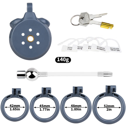 FRKO Flat Inverted ABS Sissy Male Chastity Cage Set 4 Size Arc Penis Ring Cock Lock CBT Cage 정조대 Sex Toys Men 3216/3216A/B/C