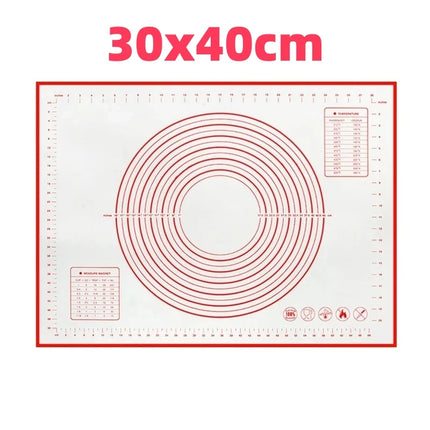 Silicone Baking Mat Kneading Pad Dough Mat Pizza Cake Dough Maker Kitchen Cooking Grill Non-Stick Gadgets Bakeware Pastry Mat
