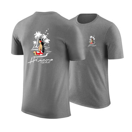 Hinano Tahiti Beer 2024 New Men's Quick Dry Ordinary Thin Short Sleeve Sport T Shirt Fitness Breathable Versatile Sportswears