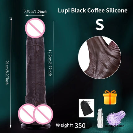 Wearable Realistic Double Silicone Anal Butt Plug Big Dildo Masturbator Huge Penis with Suction Cup Adult Sex Toys  for Women18+