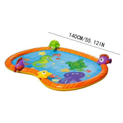 2026 Water Play Mat Equipped With Nozzles Suitable For Boys And Girls To Use As A Inflatable Play Mat For Outdoor Garden Toy