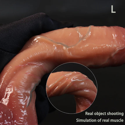 Simulation Skin Liquid Silicone Dildos Adult Products Realistic Suction Cup Dick Male Artificial Rubber Penis Sex Toys For Women