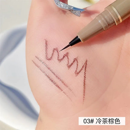 Liquid Eyebrow Pencil Waterproof Eyebrow Pen 0.005MM Ultra Thin Head Eyebrow Pen Sweatproof Eye Eyebrown Eyebrow Enhancers
