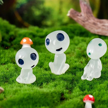 3D Night Light Doll Miniature Christmas Landscape Doll Home Decoration Gift Living Room Halloween Room Decoration Luminous Elf