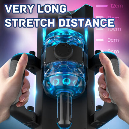 Easylove King Automatic Quickshot Male Masturbator Cup Electric Penis Stroking Telescopic Cock Stroker Auto Pocket Pussy Sleeve