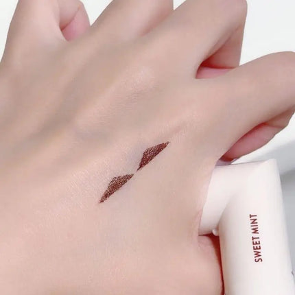 New Brown Precise Outline Signet Long-Lasting Eyeliner Liquid Pen Rotate Eyeliner Stamp Integrated Eyeliner Stamp
