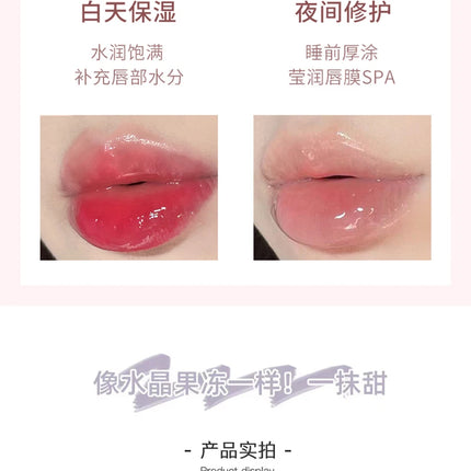 Bee Lip Oil Water-shine Glass Transparent Lip Honey Dry Repair Lip Care toot Lip Moisturizing Lip Oil