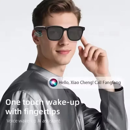 Lenovo AI Smart Glasses 4K 8MP Translation Camera Shooting Image Bluetooth Call Recording Music Smart Sunglasses 2026 New