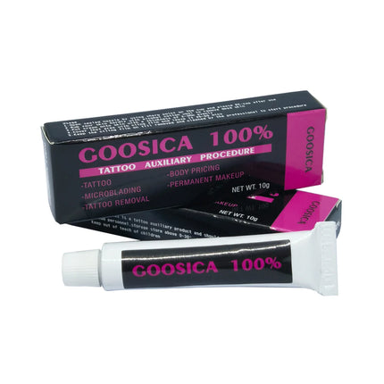 Newest 100% Goosica Tattoo Cream Before Microblading Piercing Permanent Makeup Eyebrow Lips Liner Tattoo Beauty Auxiliary 10g