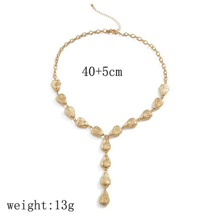 Elegant Irregular Imitation Pearl Beads Necklace for Women Vintage Party Wedding Tassels Choker Fashion Jewelry Accessories Gift