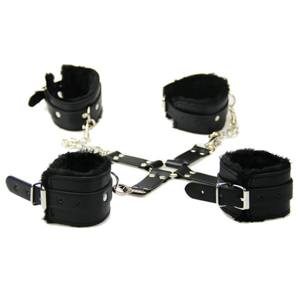 4handcuffs +Cross clip Hogtie Cosplay Furry cop roleplay Hot Ankle Footcuff porn Adult SM Sex Games erotic set cosplay