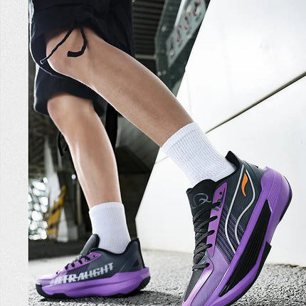 large-size basketball shoes wear-resistant summer sports sneaker with shock absorption professional combat for student children