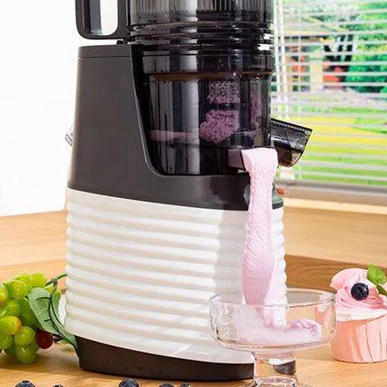 Large-caliber juicer, juicer, mixed fruit and vegetable machine, soy milk ice cream, household and commercial pure juice