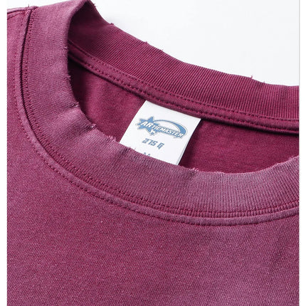 2026 summer washed T-shirt with pocket