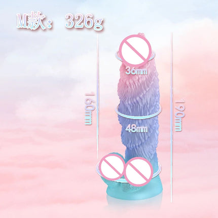 Alien Monster Dildo Anal Plug Liquid Silicone Butt Plug for Adult Masturbation Sex Toys G-spot Clitoris Massage Anus Stimulation