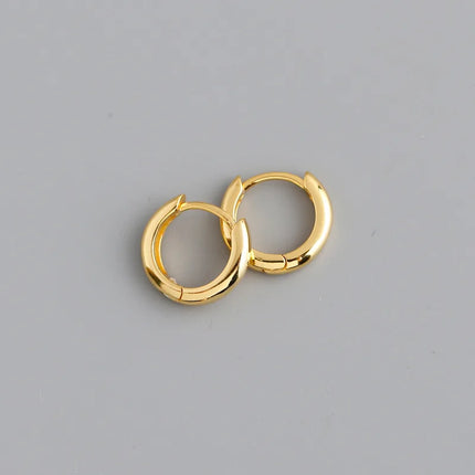 2024 New Simple Stainless Steel Small Hoop Earrings for Women Men 5mm To 15mm Round Cartilage Ear Piercing Unisex Jewelry Gift