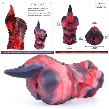 LUUK Big Dragon Butt Male Masturbator Sex Toy Silicone Realistic Vaginal Pocket Pussy Penis Stroker Onahole For Men Masturbation