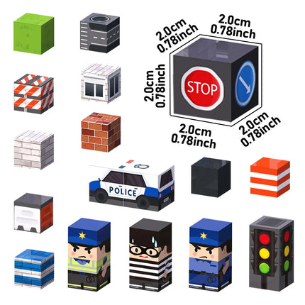 Puzzle Learning Magnetic Blocks, Can Be Constructed, Dismantled, and Rebuilt Freely, Enhancing Concentration and Imagination