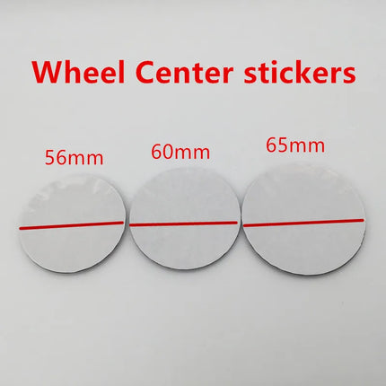 4pcs 3D new black for 56mm 60mm 65mm 68mm Car emblem Wheel hub Center Cap Badge covers sticker Decal styling Accessories