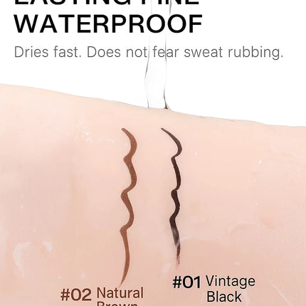 A.M.G Smooth Quick-Drying Eyeliner Pen Waterproof, Smudge-Proof, Long-Lasting, Colorful Eyeliner Pen