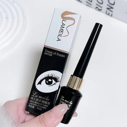 Black Liquid Eyeliner Ultra Fine Natural Smooth Eyeliner Lasting Waterproof Quick Dry Non-Smudging Eye Durable Makeup Cosmetics