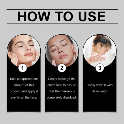 Facial Cleansing Oil Deeply Clean Pores Moisturizing Refresh Nourishing Gentle Toning Makeup Remover Liquid Sensitive Skin Care