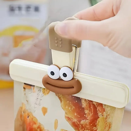 2/6 Pcs Creative Snack Sealing Clip Food Preservation And Moisture-Proof Sealing Clip Multifunctional Office Long Tail Clip