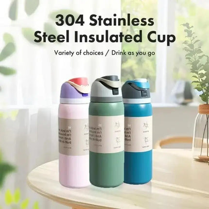 1Pc Vacuum Flasks & Thermoses Water Bottle Drinkware Thermo Tumbler Stainless Steel Thermal Mug Original Cold Hot Coffee