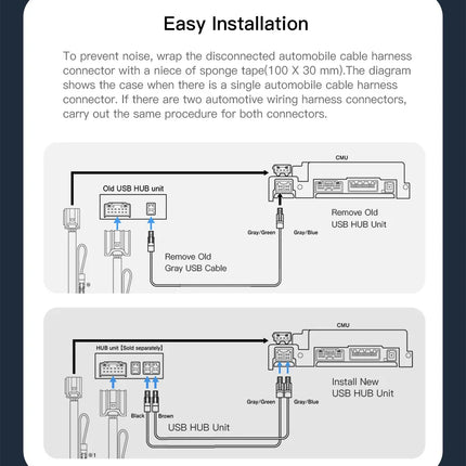 Type-C Wired Wireless CarPlay Android Auto USB Adapter for Mazda 2 3 6 CX3 CX5 CX8 CX9 MX5 Demio Miata TK78669U0C Retrofit  Kit