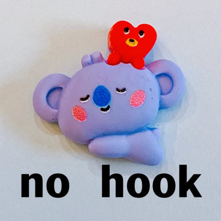 10PCs Cute Animal Cartoon Koala Resin Charms for jewelry making Pendant Small Character Mum Gifts Earring Necklace Accessories