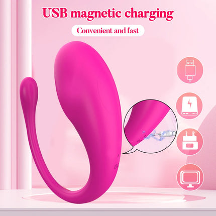 Wireless Bluetooth Powerful Vagina Vibrator Clitoris G Spot Vibrating Love Egg APP Long Distance Control Clit Sex Toys for Women