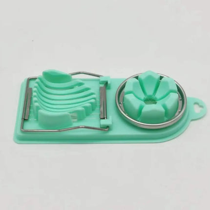 Multifunctional Egg Cutter Stainless Steel Egg Slicer Sectioner Cutter Mold Flower-Shape Luncheon Meat Cutter Kitchen Gadgets