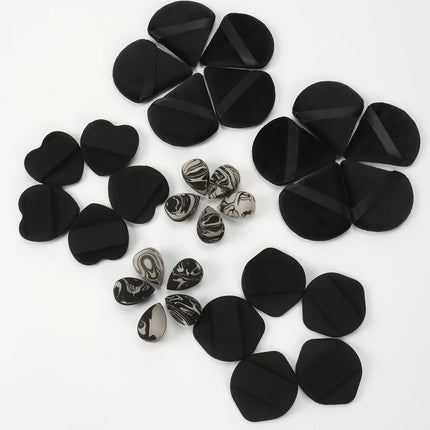 30-Piece Makeup Sponge Set, for Setting Makeup, Applying Makeup, Suitable for All Skin Types