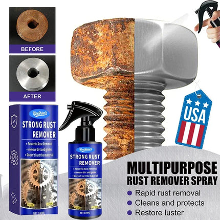 Clean Metal Iron Prowder Quickly Auto Exhaust Pipe Rust Derusting Spray Stain Removal Agent