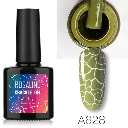 Crackle Gel Polish Cracking Nail Lacquer Quick Drying Nail Art Gel Manicure For UV Semi Permanent Base Top Coat