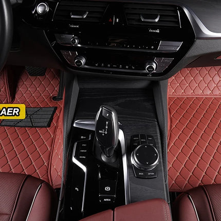 Custom Car Floor Mats For VW Polo Polo-Plus Polo-GTI Auto Carpets Foot Coche Accessorie