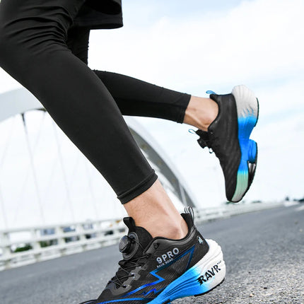 2025 New Men's Running Shoes Cushioning Carbon Plate Racing Marathon Athletic Shoes Comfortable Non-slip Sports Tennis Shoes