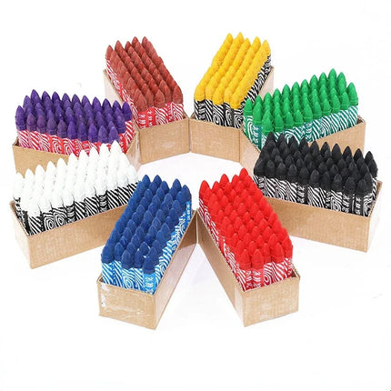50pcs Woodworking Big Head Crayon Multi-functional Non-dirty Hand Multi-color Writing Mark Stone Wall Pen Art Stationery