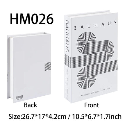 Morandi Decorative Book Open Luxury Fake Book Storage Box Home Decor Matisse Boho Bauhaus Coffee Table Shelf Interior Decoration