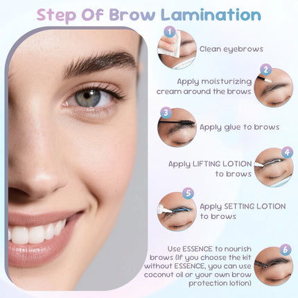 PERMANIA 10-12 Minutes Sachet Lifting Brow Lamination Kit Calia Perm And Fixation Individual Package Eyebrow Lifting Tools