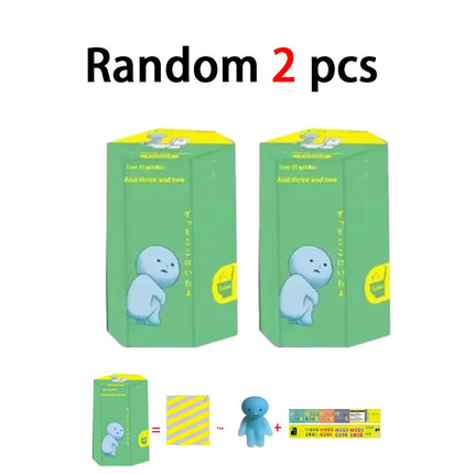 Surprise Gift blind box action figures Yoga Bedroom series multiple doll green noctilucent mysterious decoration model for toy