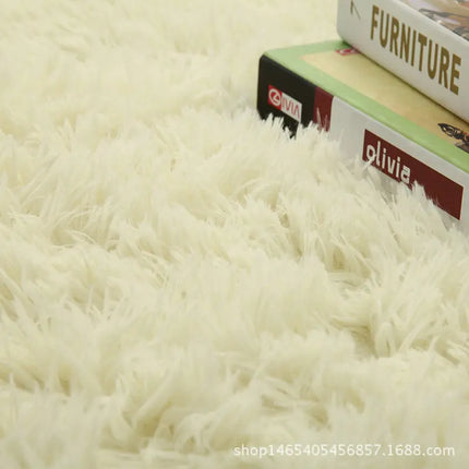 Gradient Silk Wool Bedside Rug Children's Room Living Room Bedroom Non-slip Machine Washable Not Easy To Shed Carpet