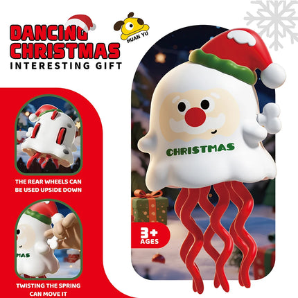 Halloween Christmas Wind-Up Toys, Magic Dancing Novelty Gifts, Stress Relief Funny Pranks for Kids and Adults, Creative Party