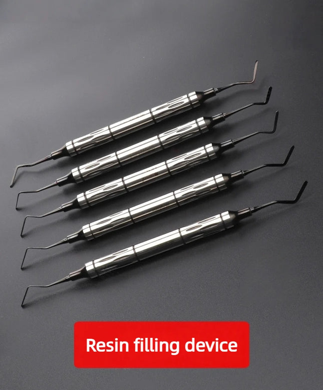 Dental Resin Filling & Shaping Tool Set, Composite Restoration Instrument with Carver, Polisher & Placement Kit.