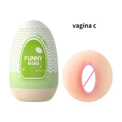 Laile Male Masturbation Egg, Portable Mini Pocket Pussy for Men, Disposable Sex Toy