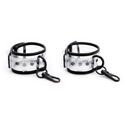 Adjustable Sex Handcuffs - Fetish Hand Shackles BDSM Binding Toys, SM Restraints Exotic Bondage Cuffs, Adult Game for Women