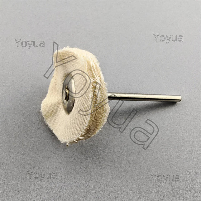 100pcs 25mm Dental Odontology Polishing Brush Wheel Rotary Tools 2.35/3.00mm Shank Wool Goat Cotton Black Buff Dentistry Lab