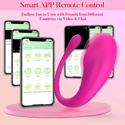 Wireless Bluetooth Powerful Vagina Vibrator Clitoris G Spot Vibrating Love Egg APP Long Distance Control Clit Sex Toys for Women